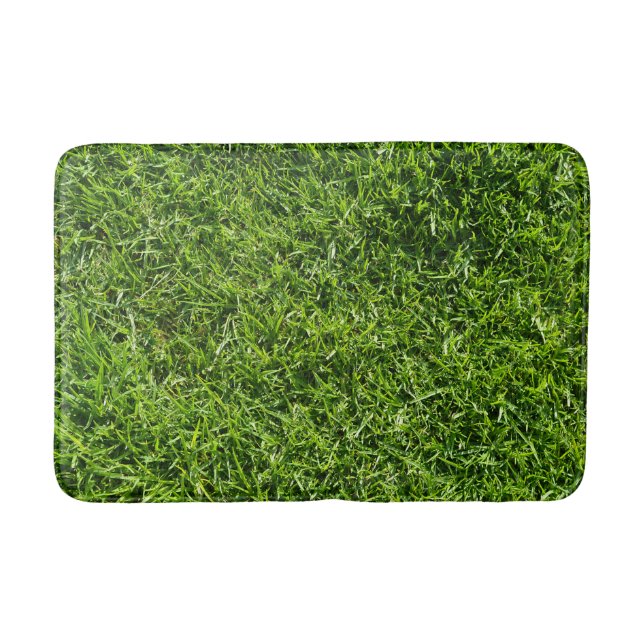 Green grass bath mat (Front)