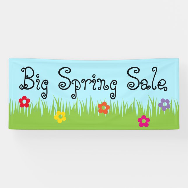 Green Grass Border + your ideas Banner (Horizontal)