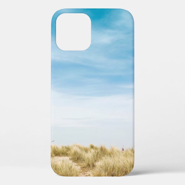 Green grass field under blue skies Case-Mate iPhone case (Back)