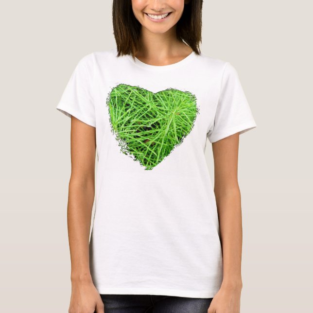 Green Grass Fireworks; No Text T-Shirt (Front)