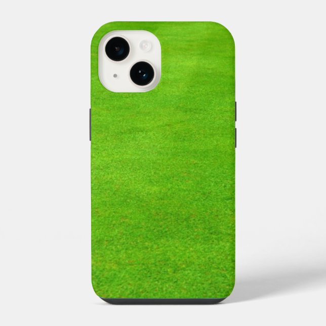 Green Grass Golf Turf iPhone Case (Back)
