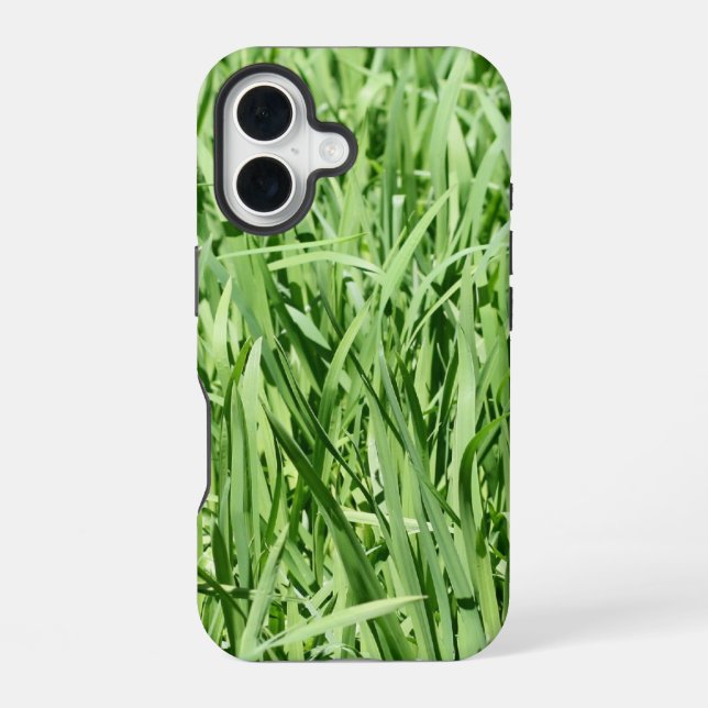 Green Grass iPhone 16 Case (Back)