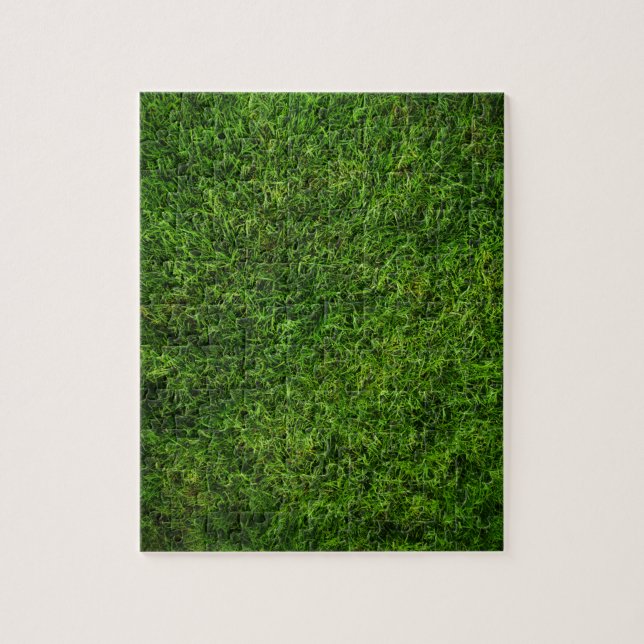Green grass jigsaw puzzle (Vertical)