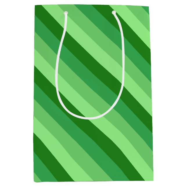 Green Grass Medium Gift Bag (Front)
