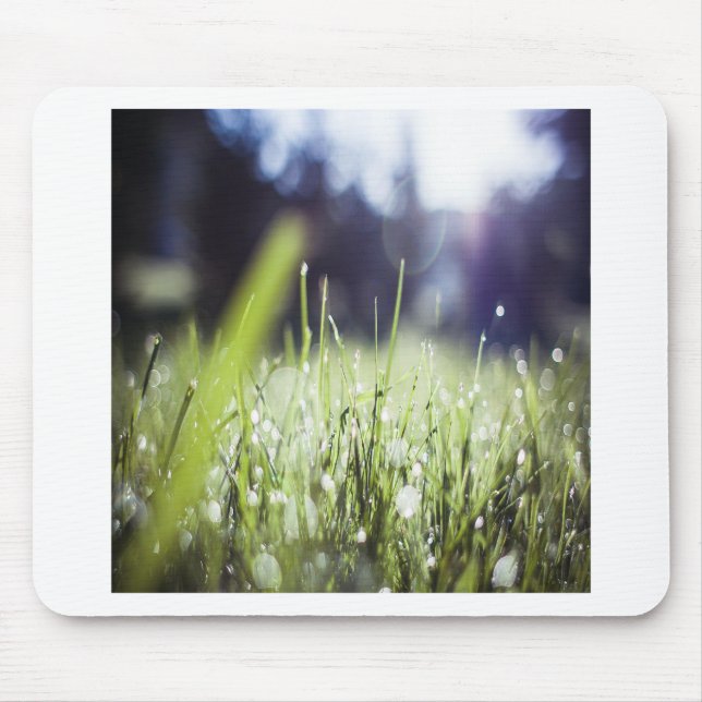 Green Grass Mouse Pad (Front)
