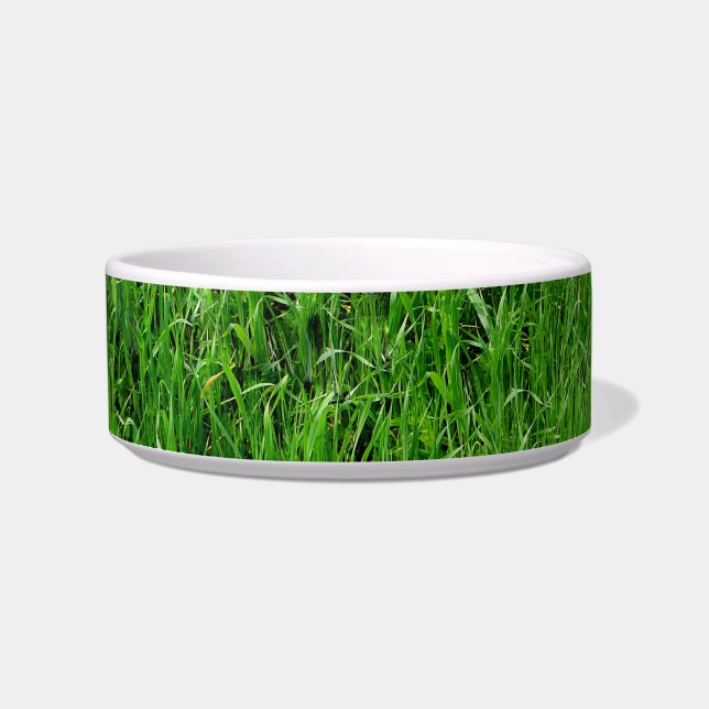 Green Grass Photograph Bowl (Front)