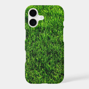 Green grass texture from a soccer field