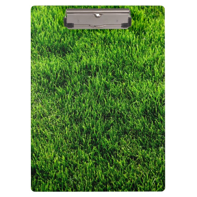 Green grass texture from a soccer field clipboard (Front)