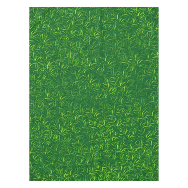 Green grass texture tablecloth (Front)