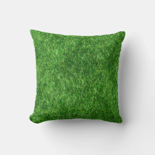 Green Grass Throw Pillow