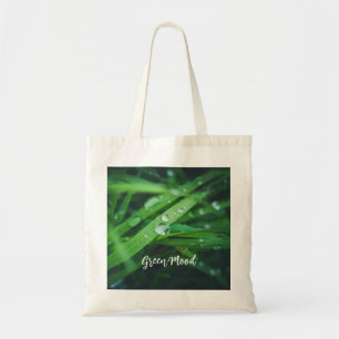 Green grass tote bag