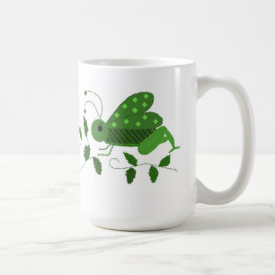 Green Grasshopper Coffee Mug
