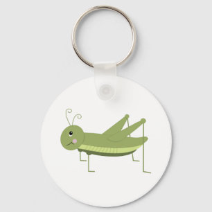 Green Grasshopper Keychain