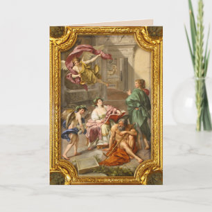 green greeting card