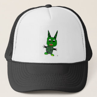 Green gremlin trucker hat
