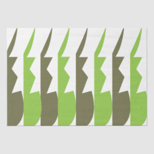Green Grey Abstract Modern  Tissue Paper