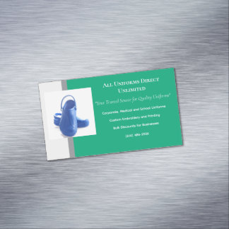 Green Grey Blue Medical Uniform Nurse Shoes Magnetic Business Card