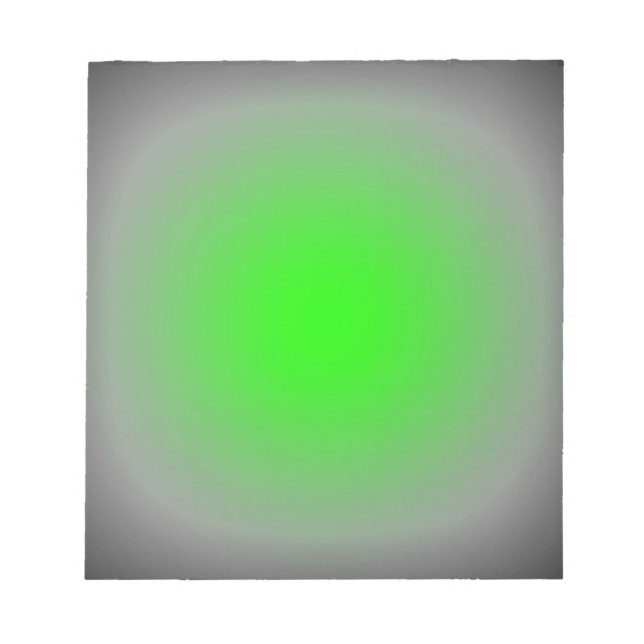 Green & Grey Focus Notepad (Front)