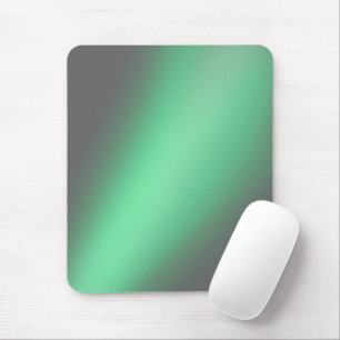 Green Grey moonlight ombre Mouse Pad