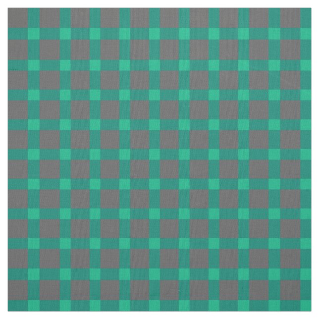 Green grey , plaid fabric (Swatch)