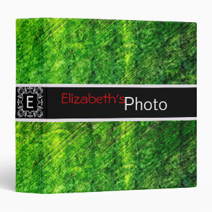 Green Grunge Album Binder
