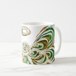 Green Guardian Angel Art Custom Coffee Mug Cups