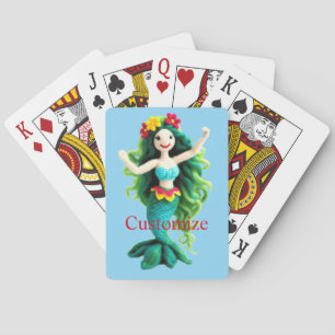 Green-haired Mermaid Thunder_Cove Playing Cards