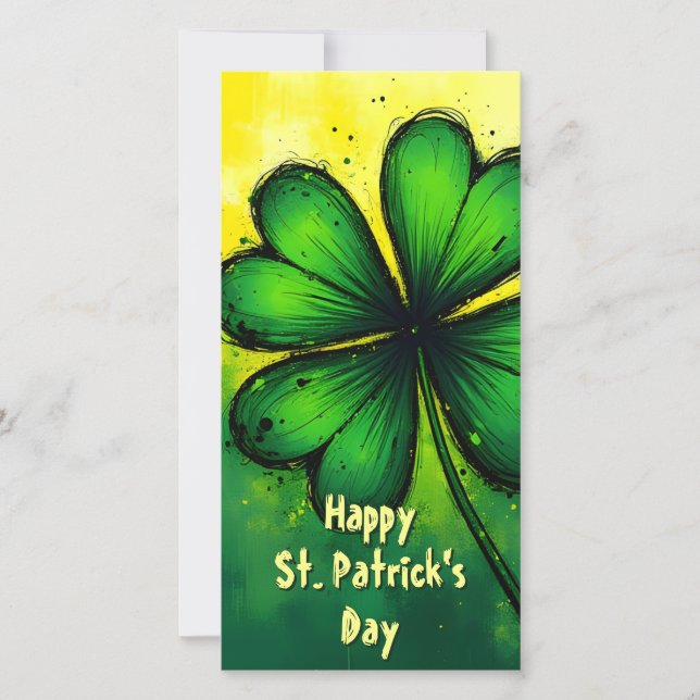 Green, Happiness & Joy - Happy St. Patrick's Day! (Front)