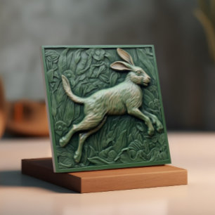 Green Hare - Tile