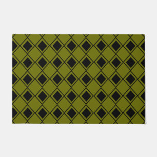 Green Harlequin  Doormat