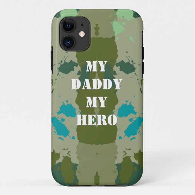 Green Harmony Abstract Pattern Case-Mate iPhone Case (Back)