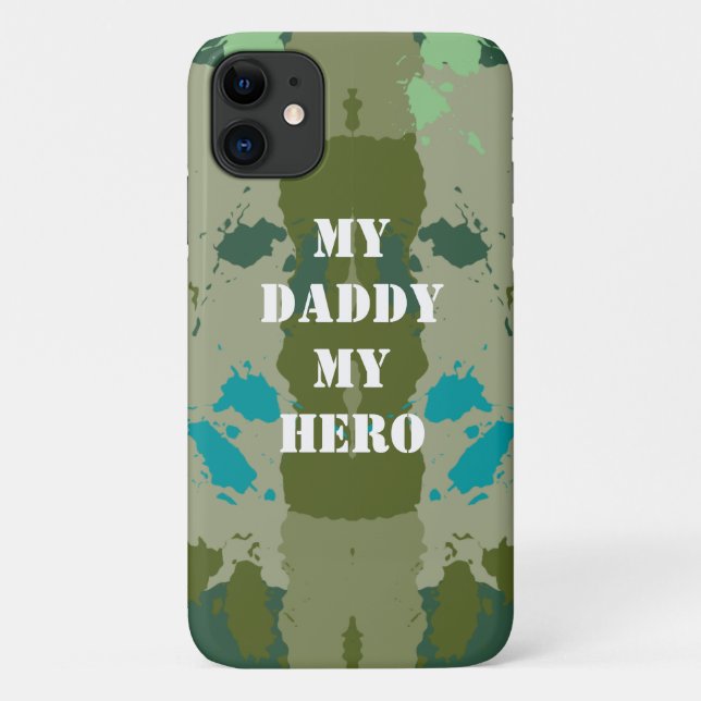 Green Harmony Abstract Pattern Case-Mate iPhone Case (Back)