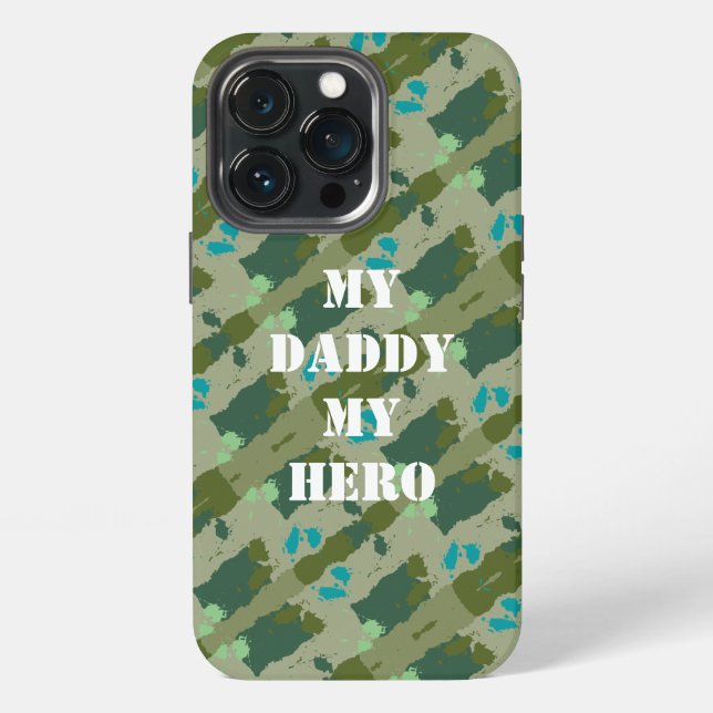 Green Harmony Abstract Pattern iPhone Case (Back)