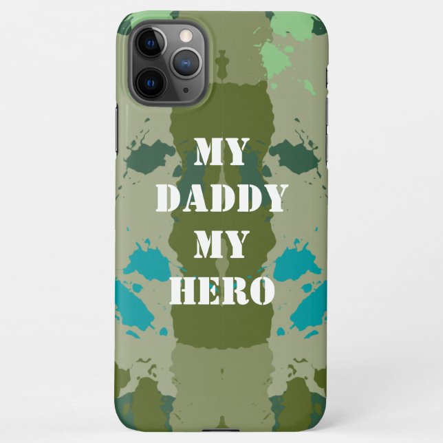 Green Harmony Abstract Pattern iPhone Case (Back)