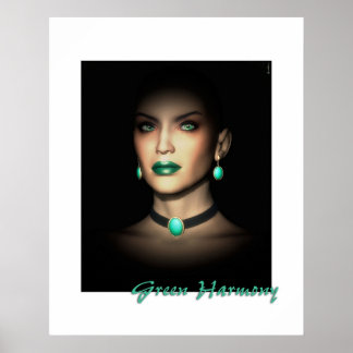 Green Harmony Poster