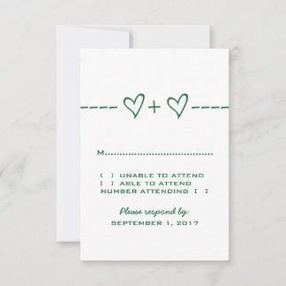 Green Heart Equation Response Card