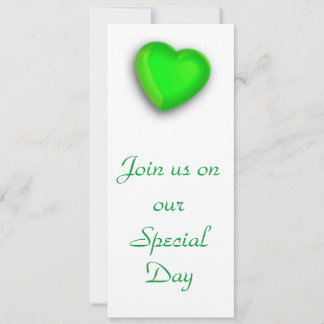 Green Heart Invite