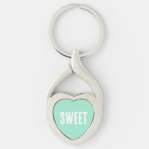 Green Heart Keychain