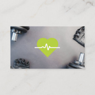 Green Heart Monitor   Gym Equipment Appointment Card