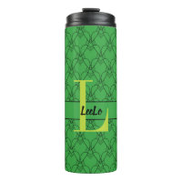 Green Hearts Custom Monogram and Name