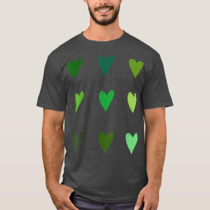Green Hearts Environmental Arbor Day  T-Shirt
