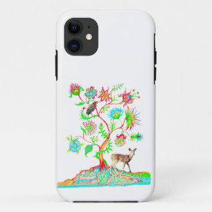 Green Heron and Deer iPhone 11 Case