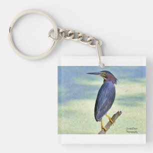 Green Heron Keychain