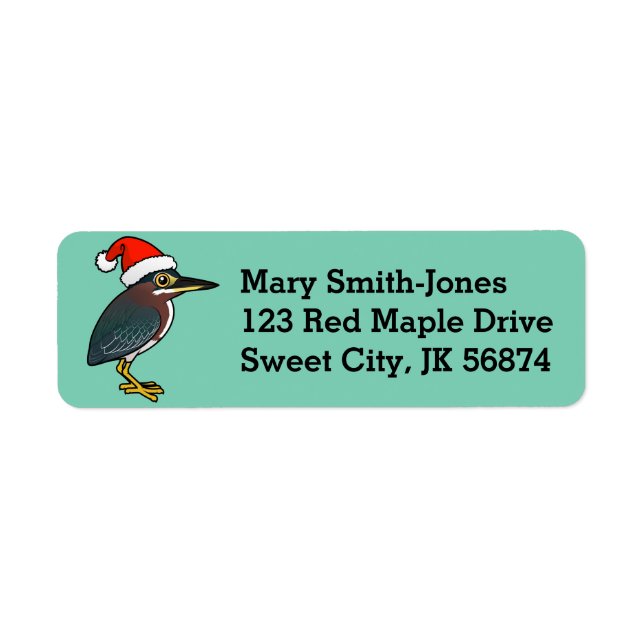 Green Heron Santa (Front)