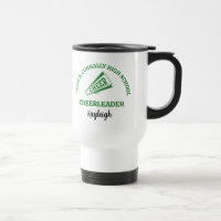 Green High School Cheerleader Personalized