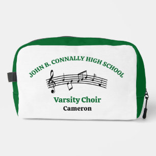 Green High School Choir Personalized Dopp Kit