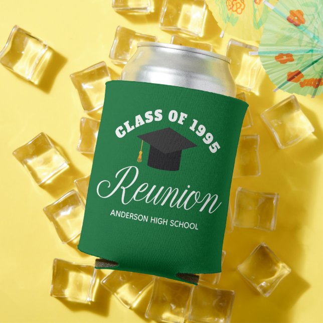 Green High School Reunion Personalized Party Can Cooler (In Situ Summer)