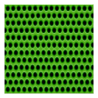 Green Holed Grill Pattern