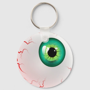 Green Horror Eye ball Keychain