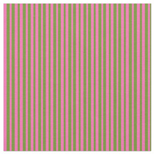 Green & Hot Pink Coloured Lines Fabric